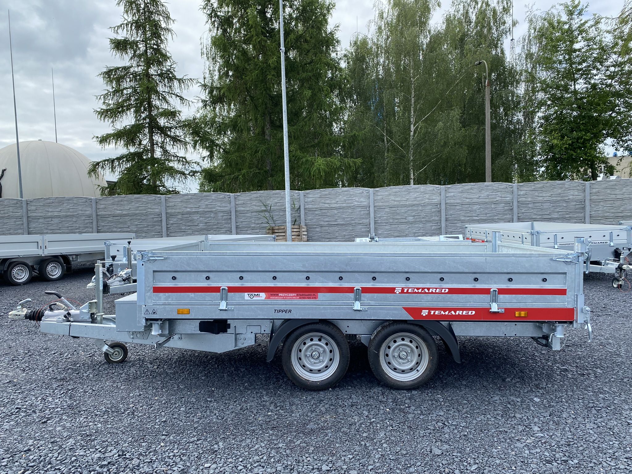 Przyczepa wywrotka TIPPER 3217/2 C S 3,5T stal