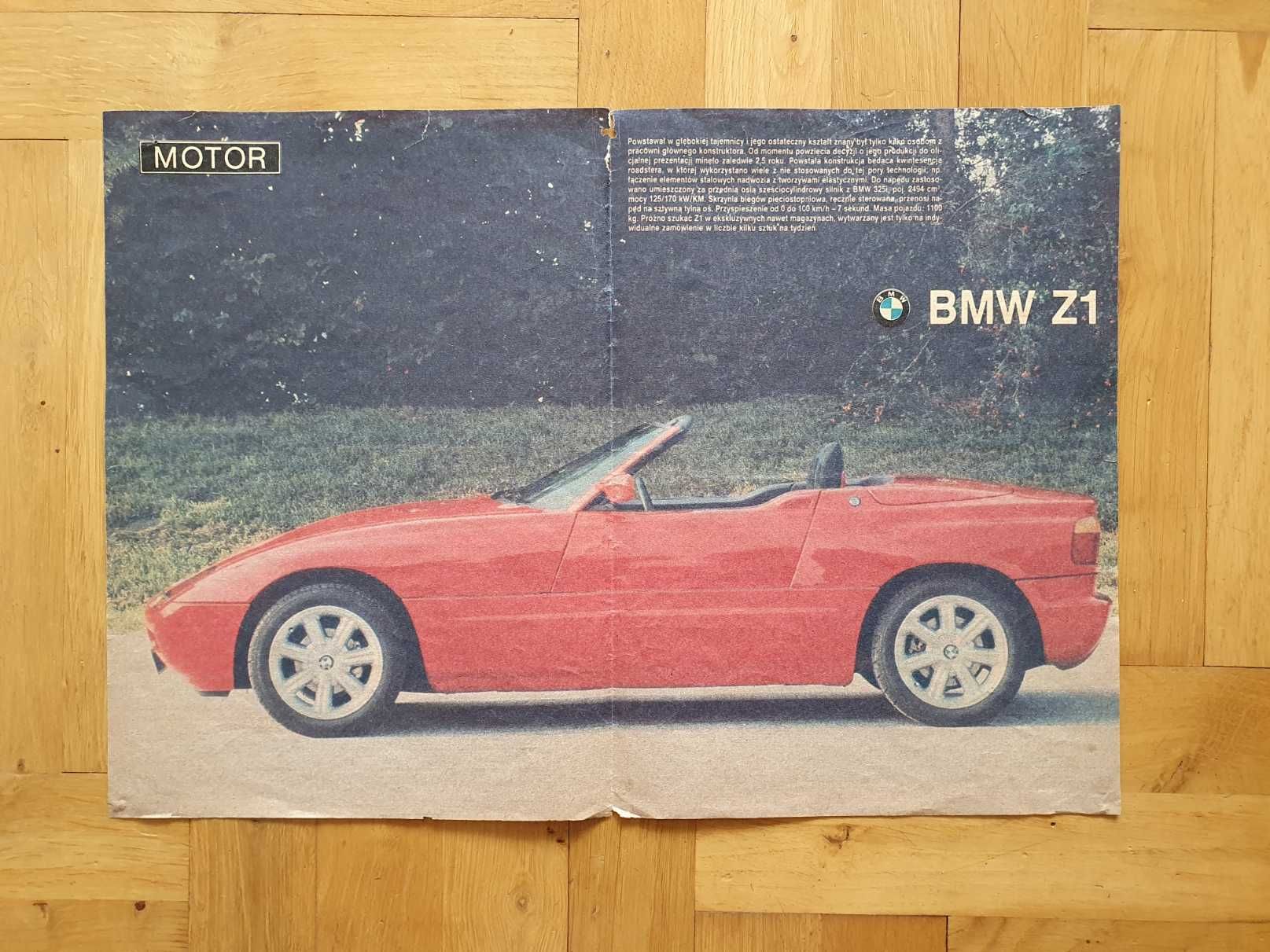 Plakat "Motor" BMW Z1