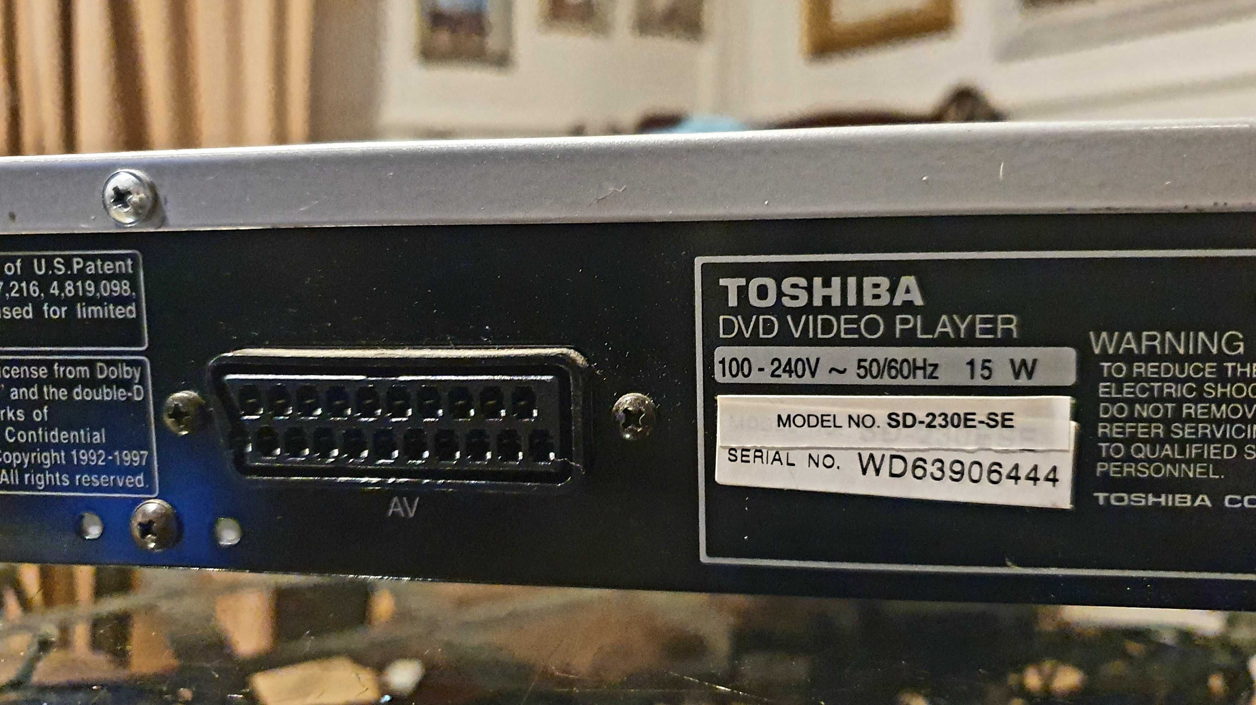 Odtwarzacz DVD Toshiba