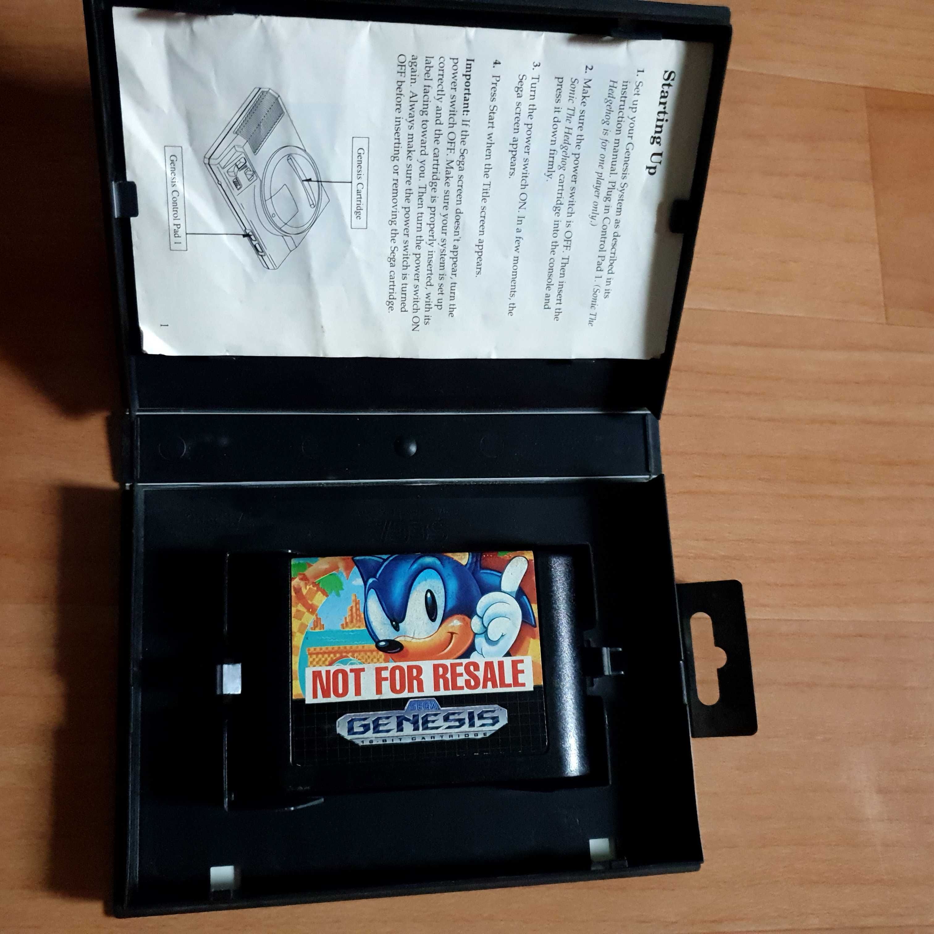 Sonic 1 Картридж для sega genesis повний комплект