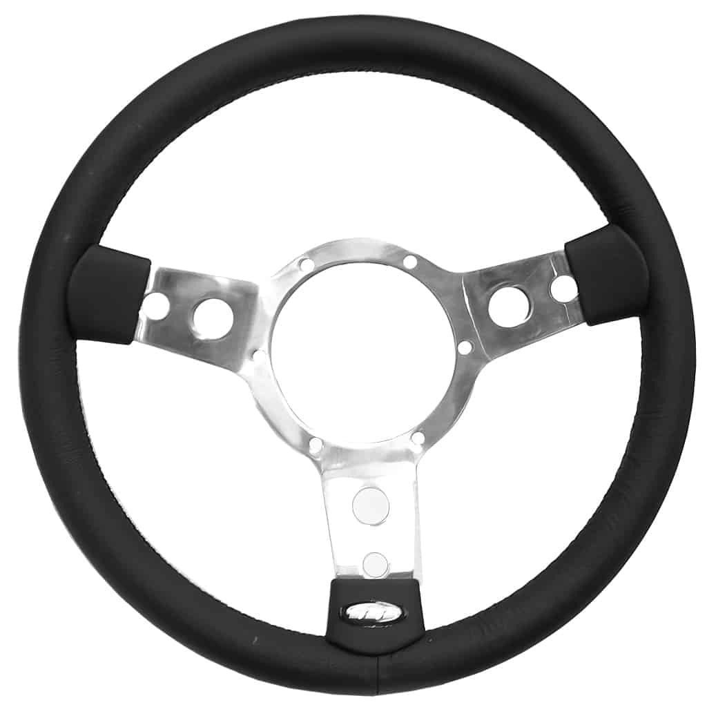 Escape duplo preto com ponteiras cromadas p BUGGY