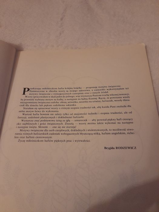 Hafty pod choinkę Rodzewicz