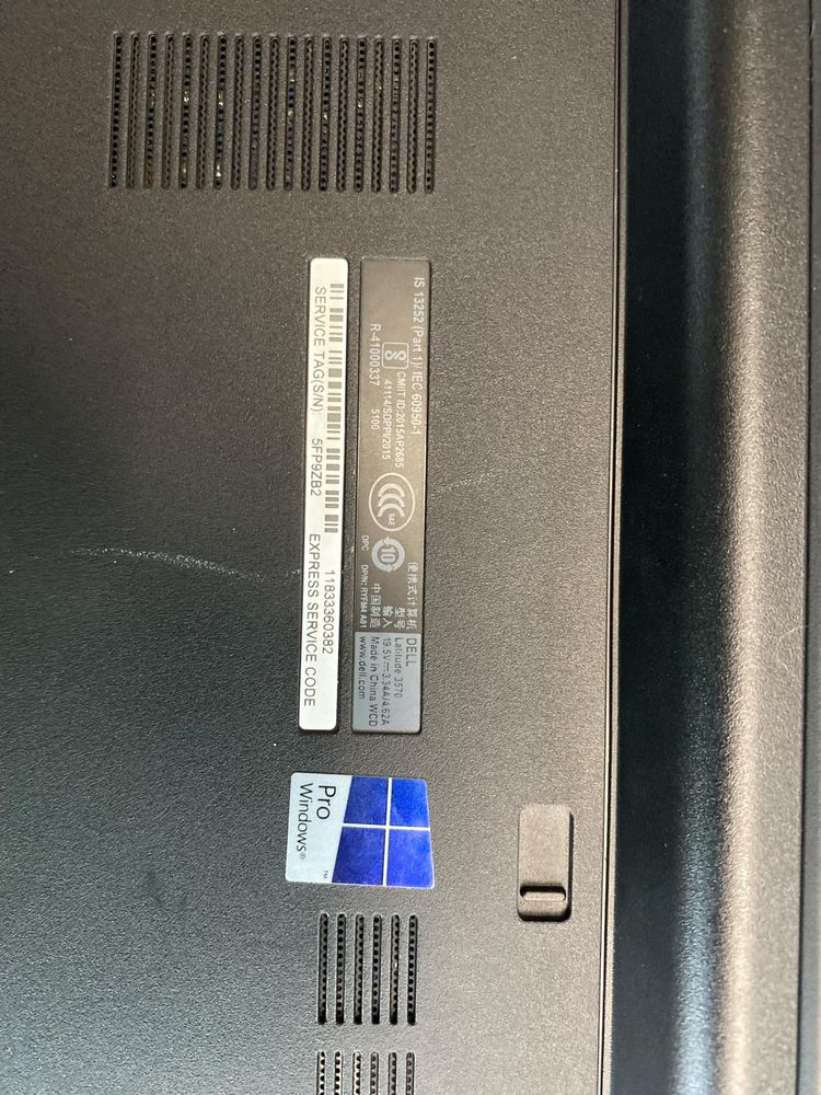 Laptop Dell Latitude 3570. 15,6 cala