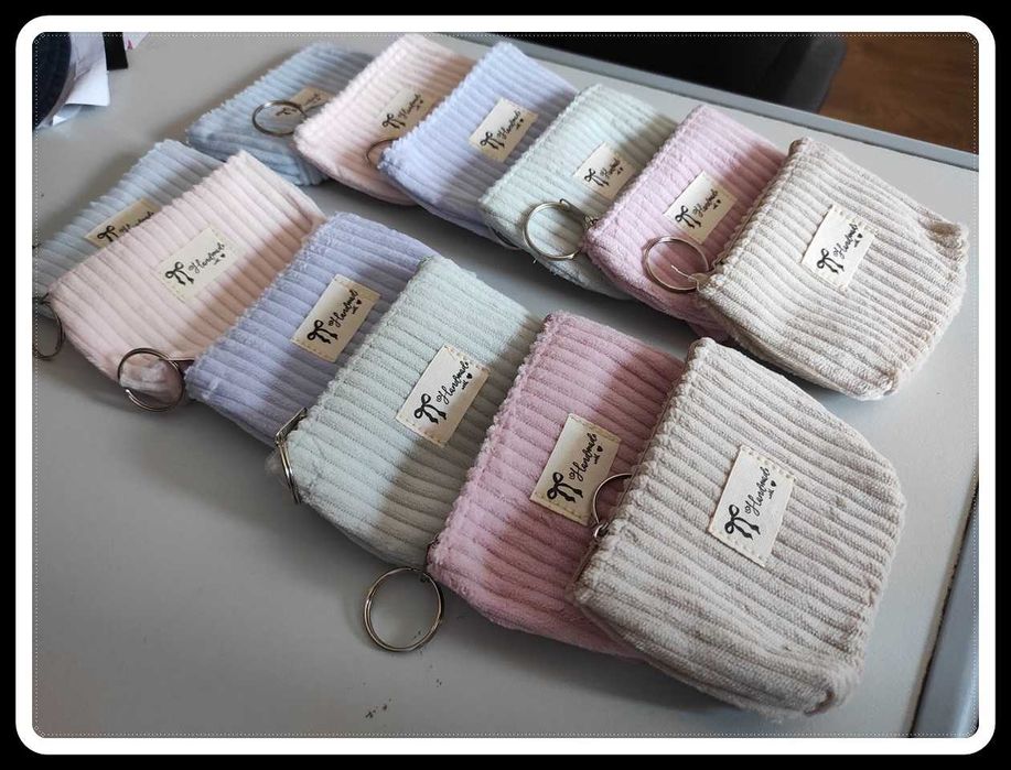 Mini portfel portmonetka saszetka nowe 6 sztuk komplet