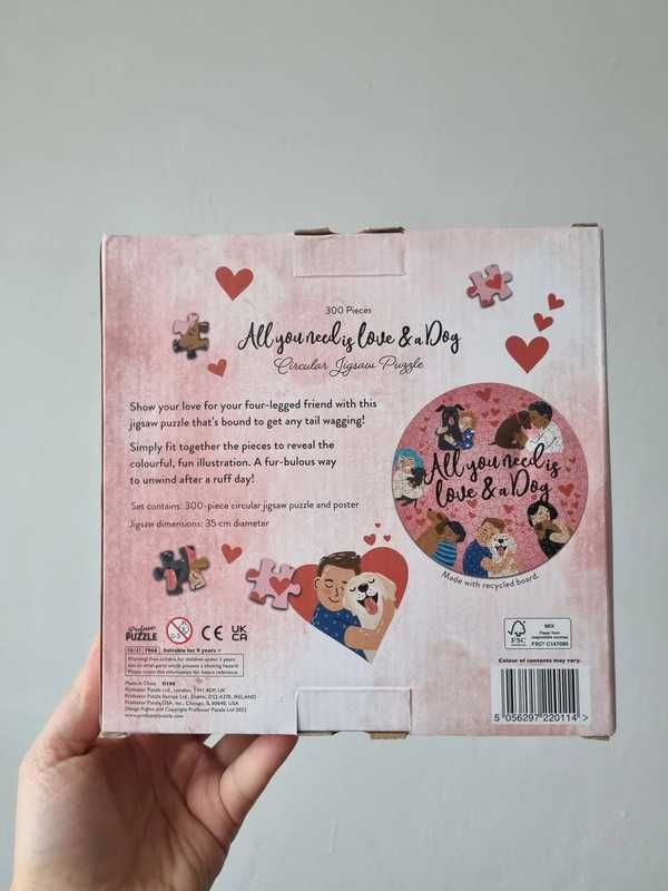 All you need is a dog puzzle valentines pies piesek walentynki