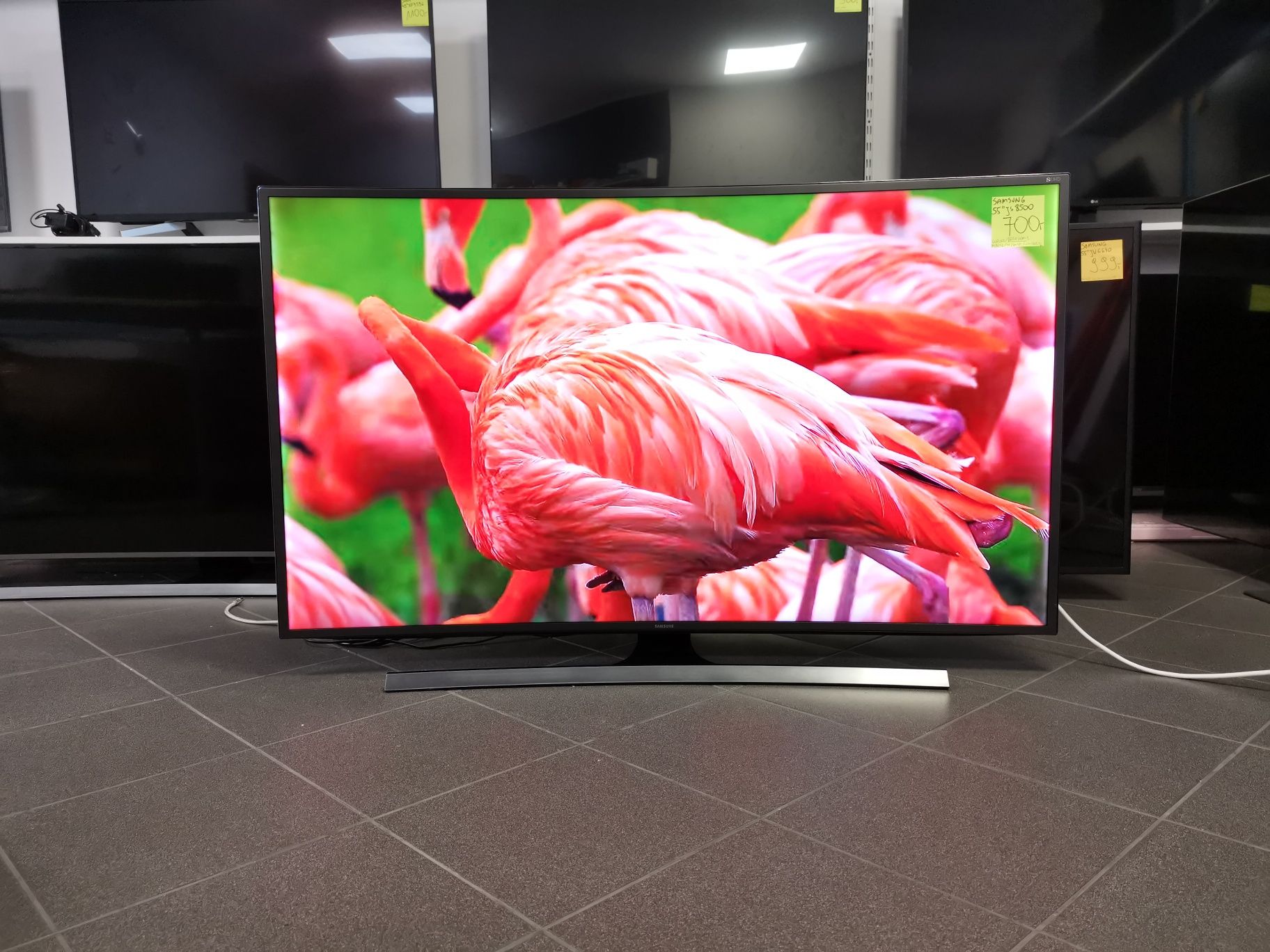 Samsung Curved 55 cali 4K UHD Smart WIFI DVB-T2 55JS8500 gw3m telewizo