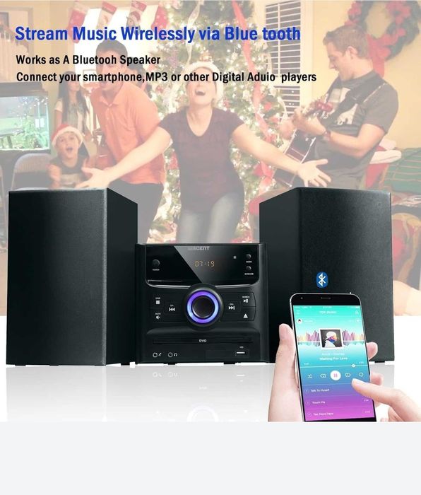 WISCENT WTB-779 radioodtwarzacz mini wieża