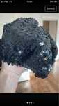 Cekinowy beret 56 cm