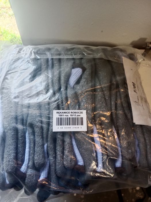 Urgent rękawice robocze BHP 1001 12 par rozmiar 10 nowe