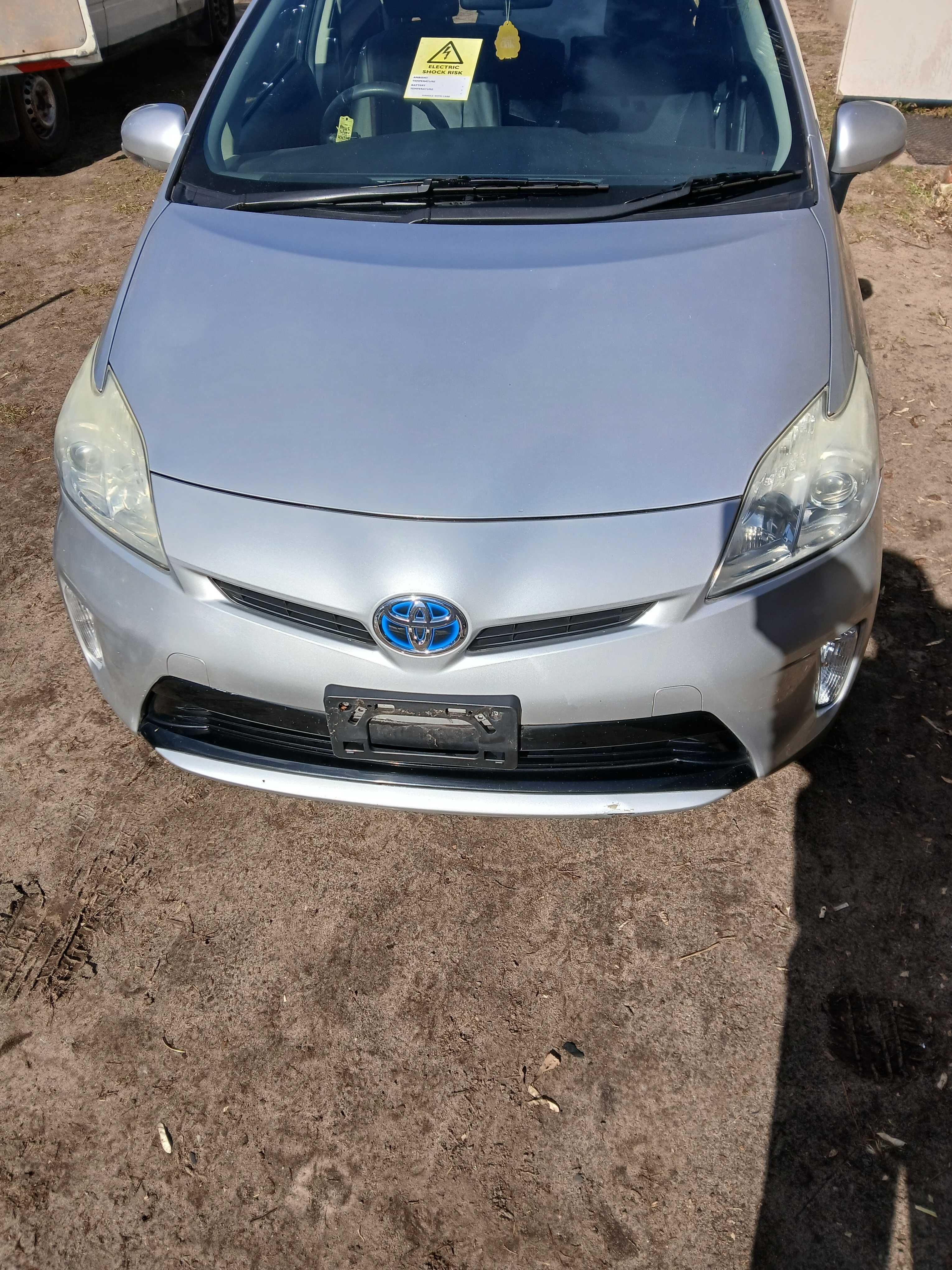 Zderzak maska blotniki lampy przod Toyota Prius 3 III Lift 1F7 13-15