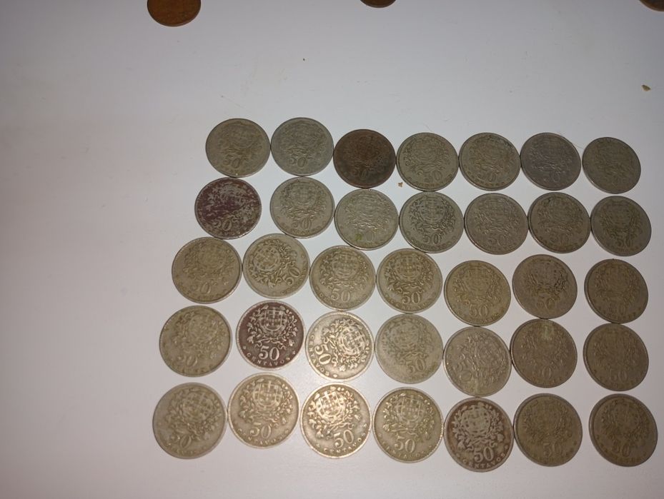 35 moedas 50 centavos