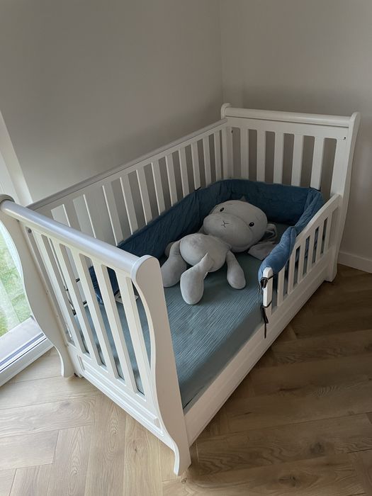 Łóżeczko Dziecięca Gala 120x60 Szuflada Zaokrąglone Krawędzie Idealne