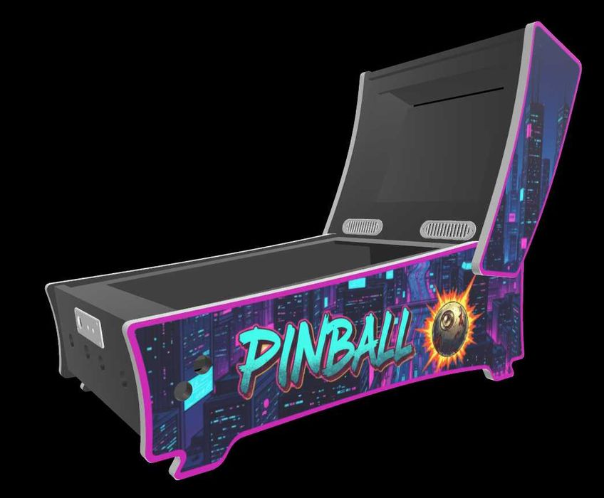 Pinball flipper wirtualny mini obudowa MDF 16mm 24" 17"