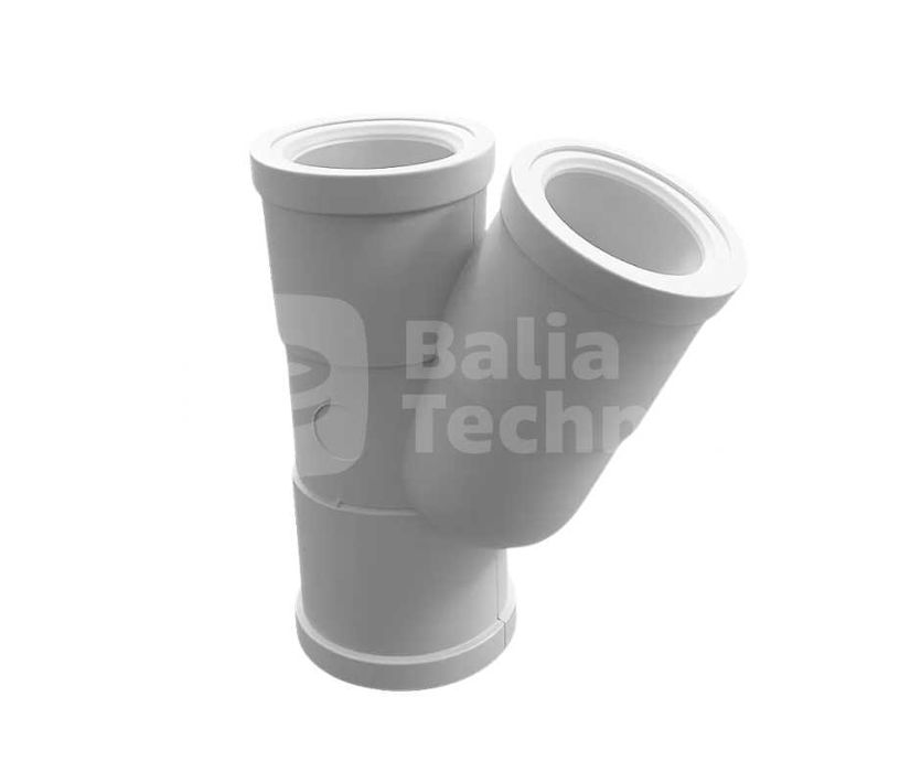 Trójnik skośny 32mm balia ogrodowa/jacuzzi/ruska bania