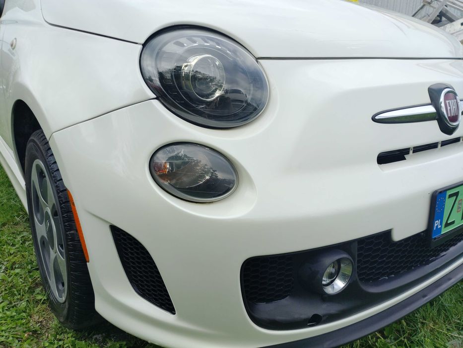 fiat 500e,biała perła, elektryk,transport do klienta  60gr za kilometr