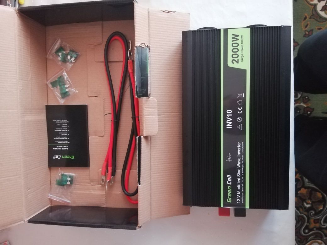 Перетворювач Green Cell 12V / 230V 2000W / 4000W Mod sine