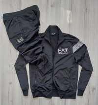 EA7 emporio armani nowy dres męski komplet jogger śliski r. M