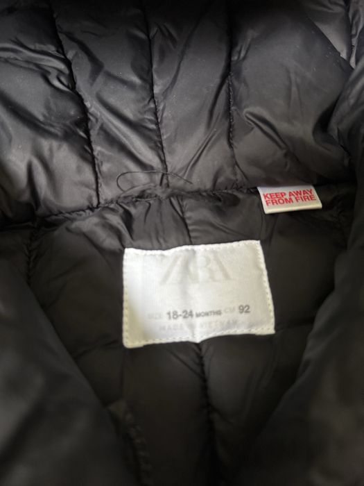Куртка zara чорна
