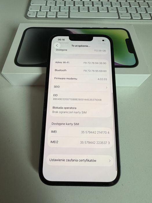 iPhone 14 128gb Midnight Bateria 100%