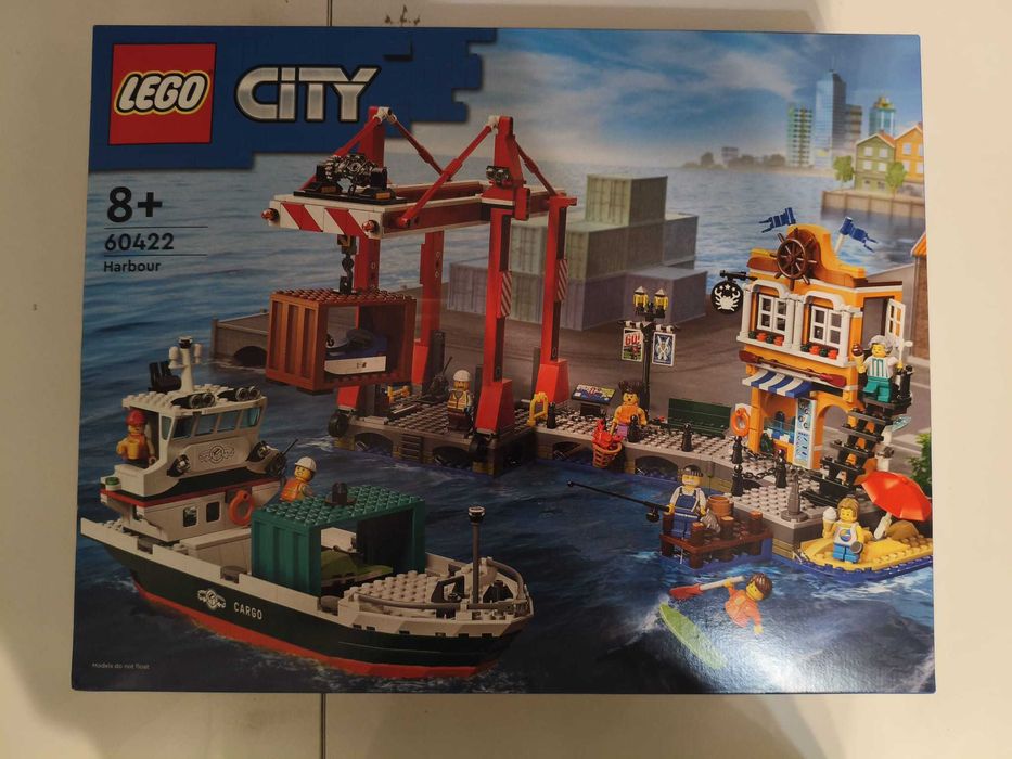 Lego 60422 Nadmorski port ze statkiem towarowym Nowy zestaw