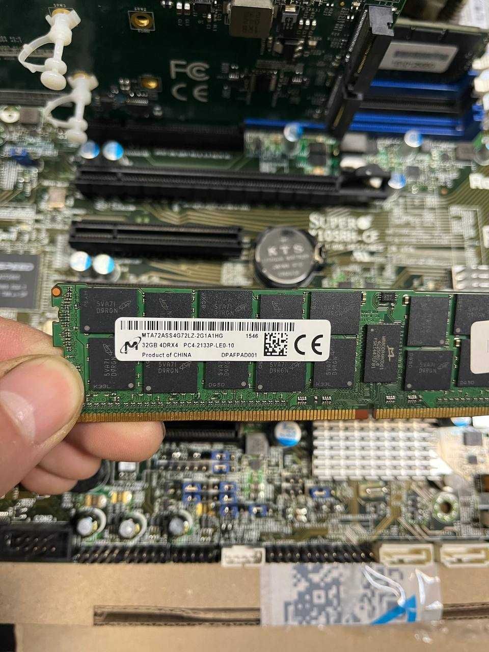 Серверный комплект Supermicro X10SRH-CF + Xeon E5-2697 v3 + 64Gb DDR4