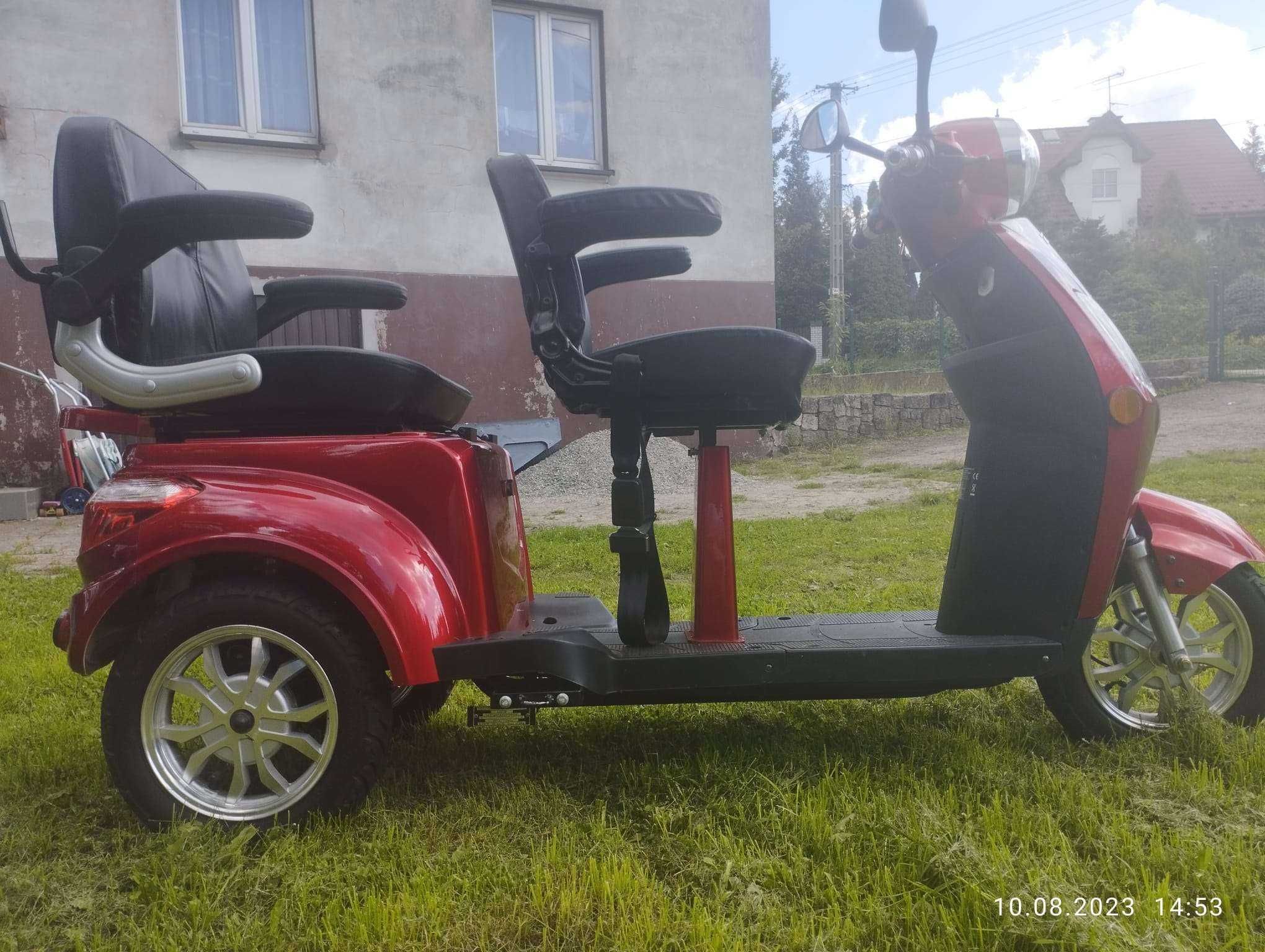 Skuter elektryczny inwalidzki ZT 15 D TRILUX+ 2os.