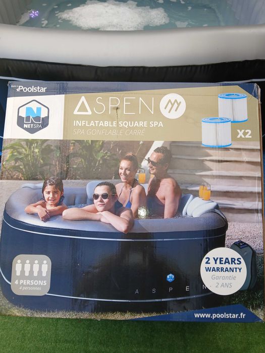 Jacuzzi pompowane 4-osobowe