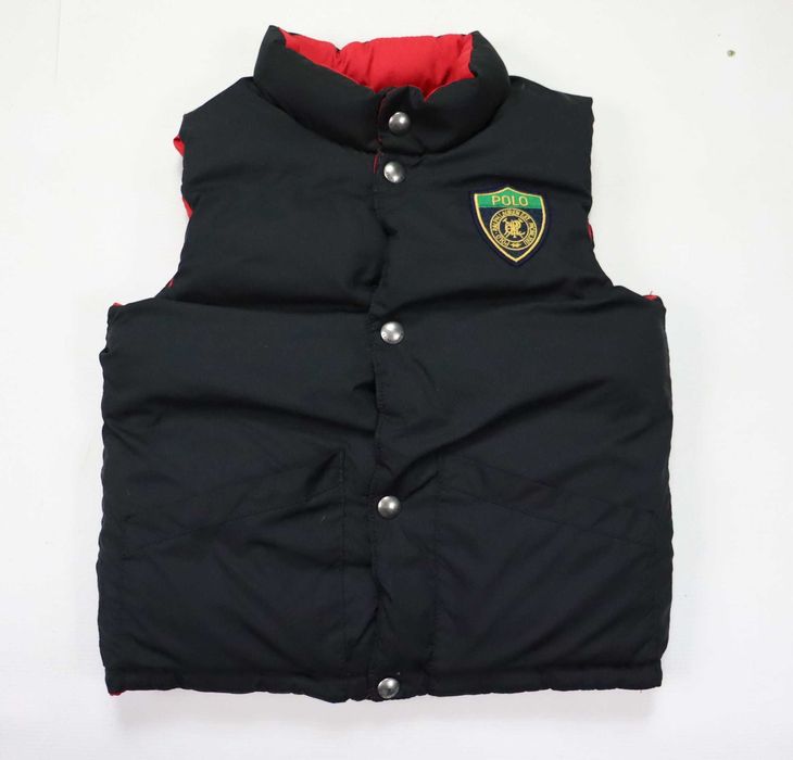 Ralph Lauren puchowy dwustronny bezrękawnik rozmiar 4t ( 3 lata )
