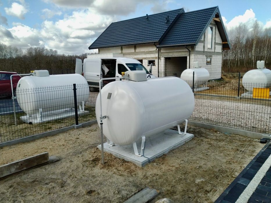 Zbiornik na gaz płynny LPG 2700L / 3600L / 4850L / 6400L naziemny