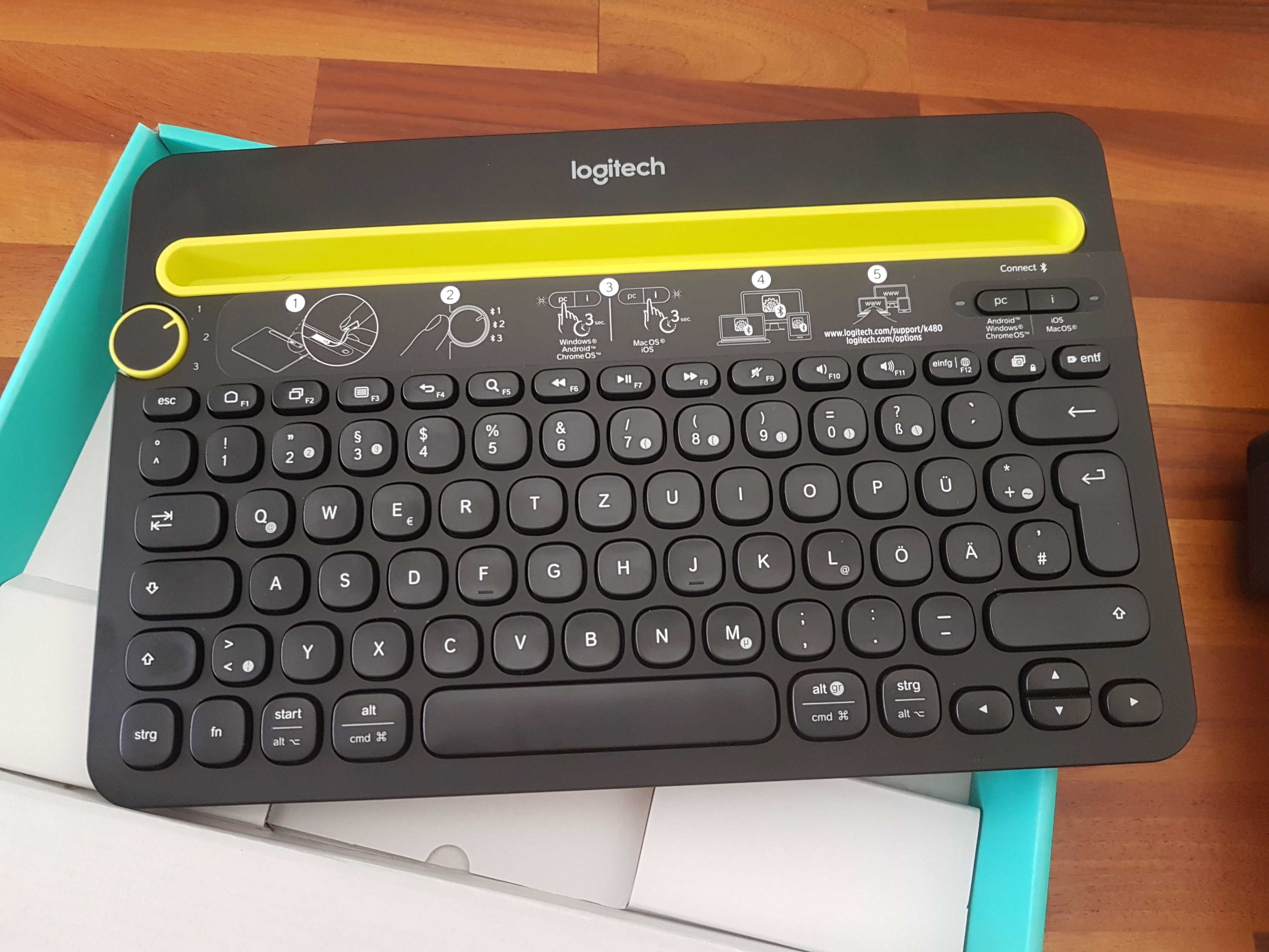 Logitech Teclado Sem Fio K480 Preto