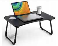 Stolik pod laptop, 4 porty USB, Czarny, Stan idealny