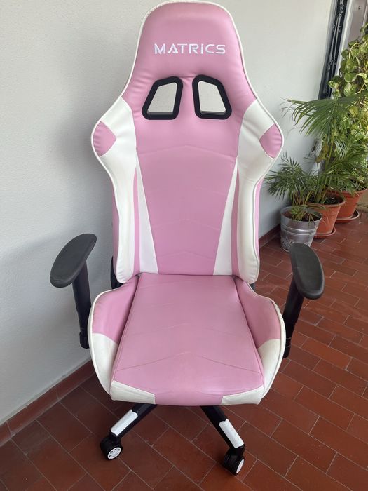 Cadeira gaming rosa