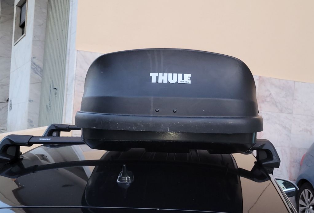 Mala tejadilho Thule pacific 780 tam xl. Usada 1 vez.

Medidas 196cm x
