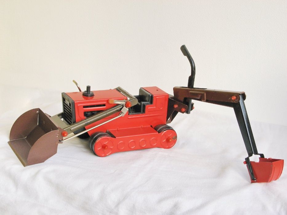 Игрушка СССР экскаватор бульдозер