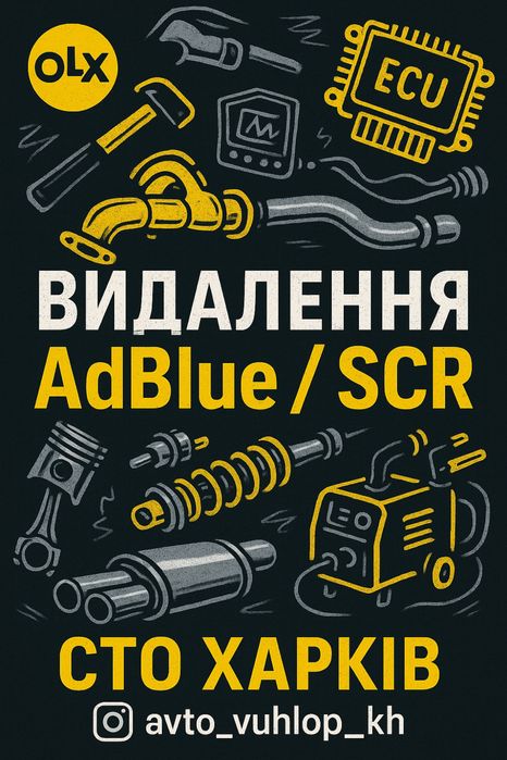 Відключення системи AdBlue / SCR. Отключение системы АдБлю СТО