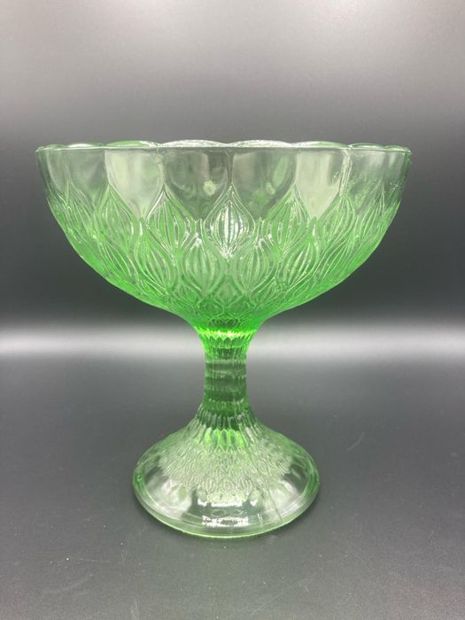 Owocarka Migdały, Drost, huta Ząbkowice, szklo PRL