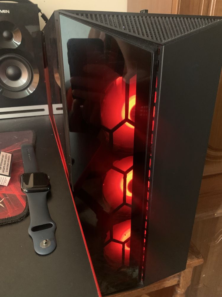 Кастомний пк msi&hyperx Black/Red
