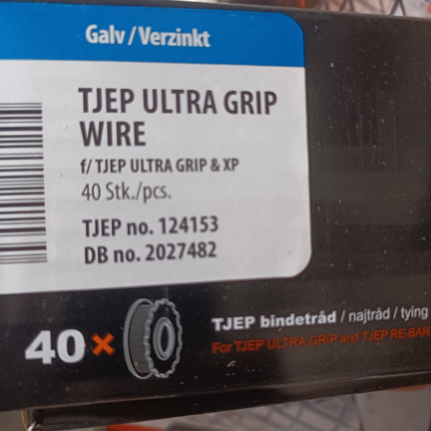 Tjep Ultra Grip Wire 40 ocynk