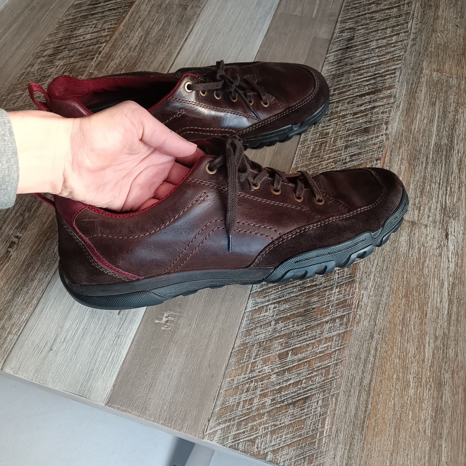 Buty Ecco trekingowe górskie 47 buty sportowe Ecco skóra skórzane