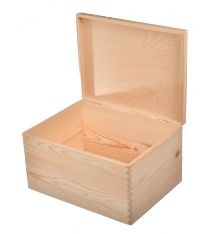 Pudełko drewniane z pokrywą 40x30x23cm