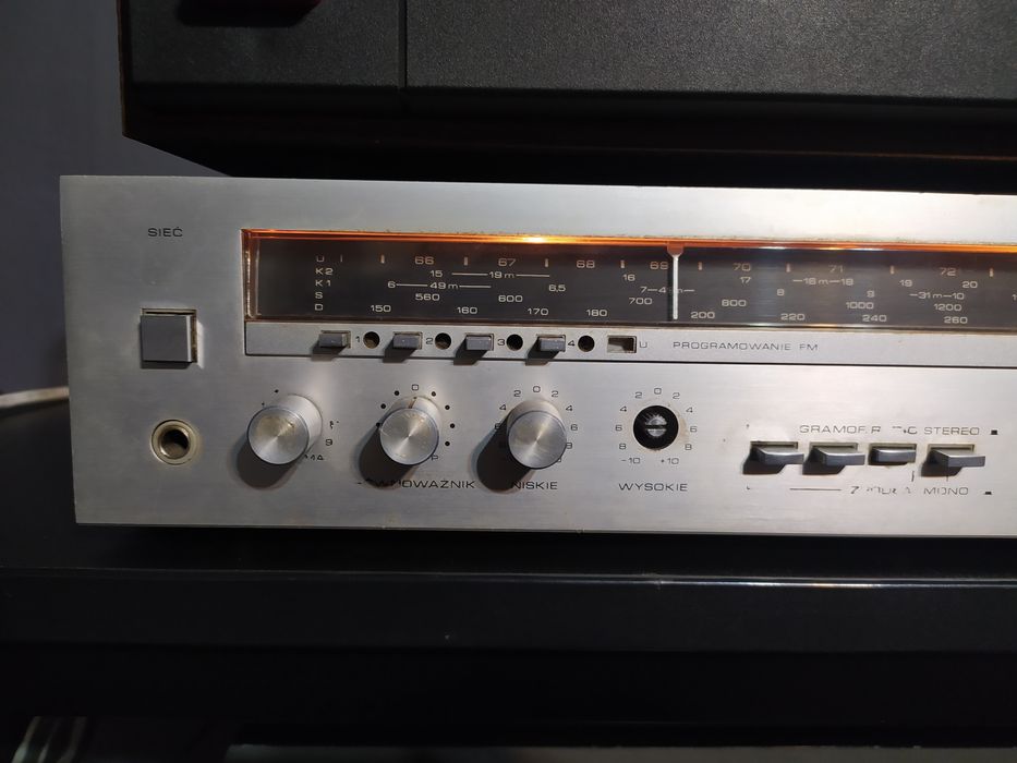 Amplituner Unitra Tosca 303, pierwszy właściciel, przestrojone radio