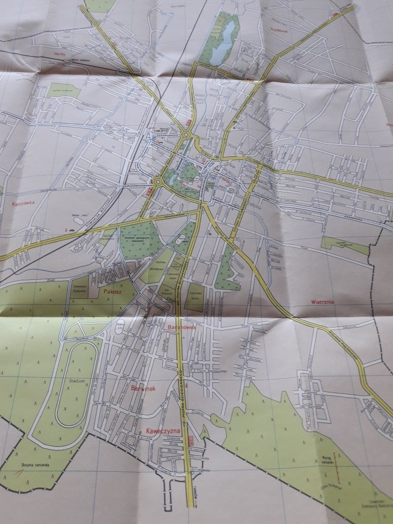 Plan Kielc 1968 rok