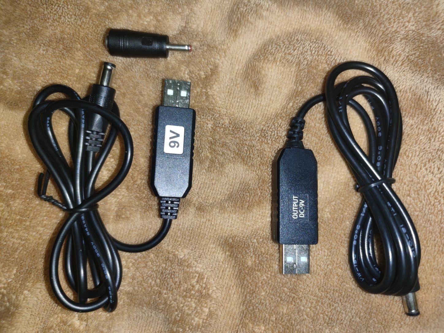 Кабель для роутера USB-DC 9V/12V для wifi от powerbank