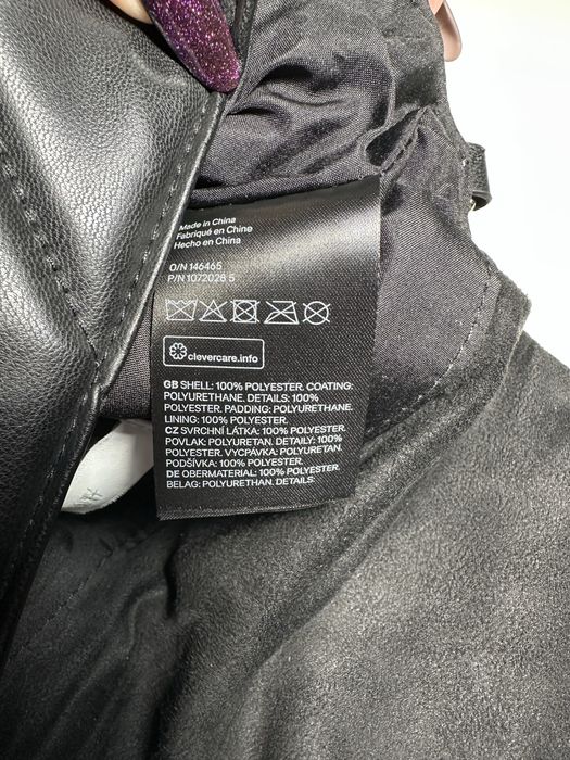 Torebka na ramię H&M,czarna picowana