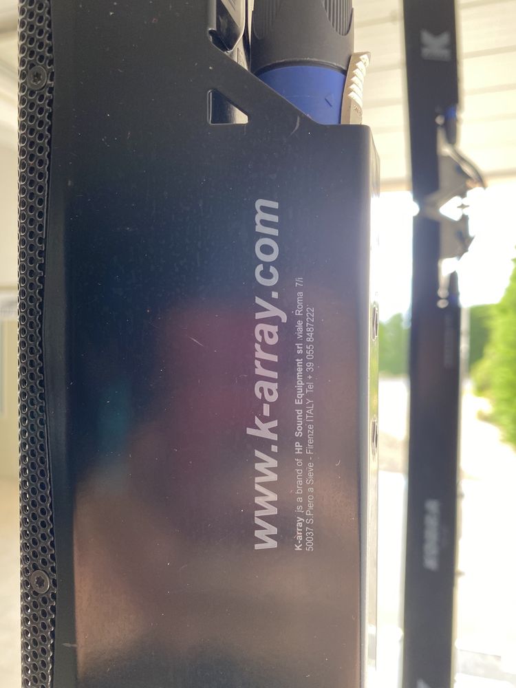 Vendo Sistema Som amplificado line  K- Array KR202 como novo