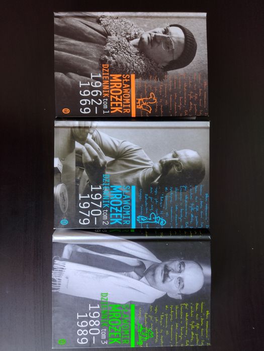 Sławomir Mrożek, Dziennik, tom 1 - 3, komplet, UNIKAT