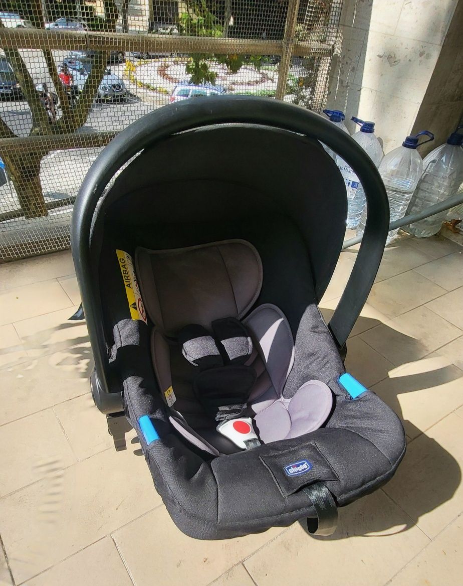 Conjunto carrinho + babycoque + alcofa Chicco