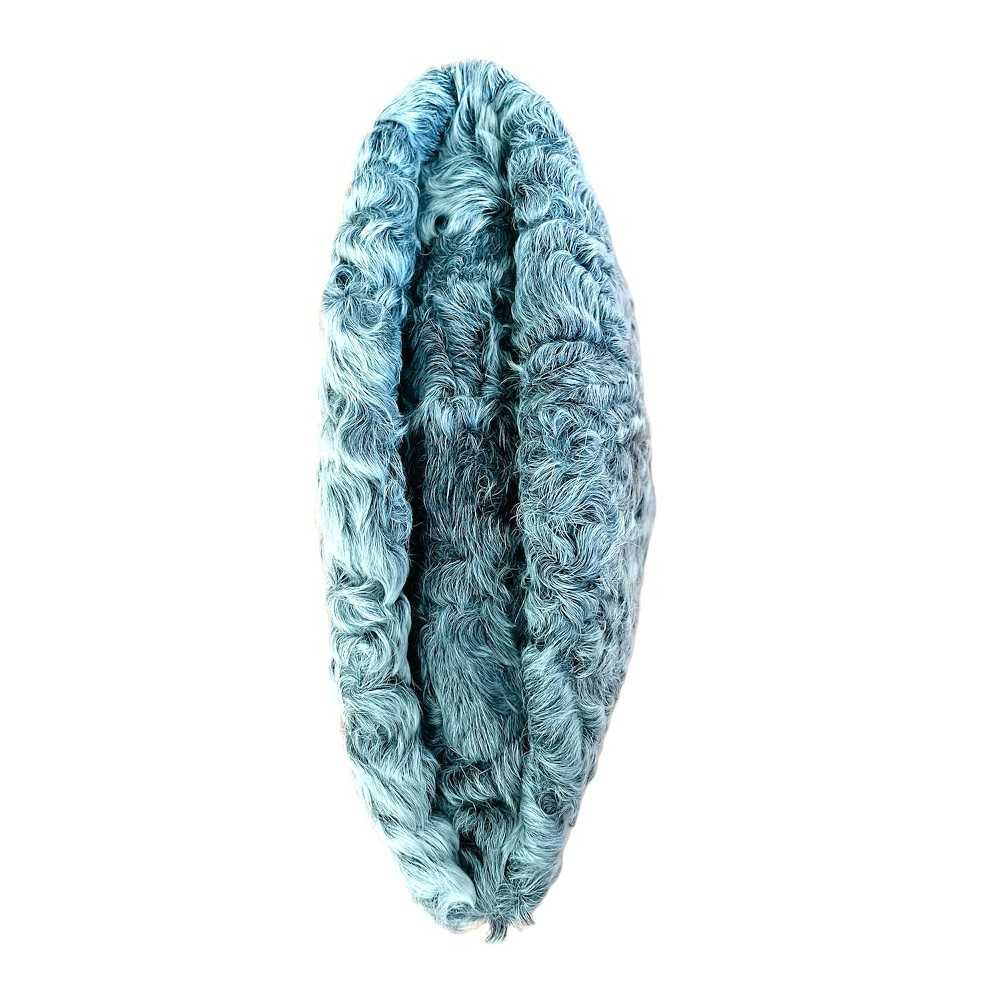 Boné Karakul feito à mão, chapéu de inverno para diplomata (Cinza)