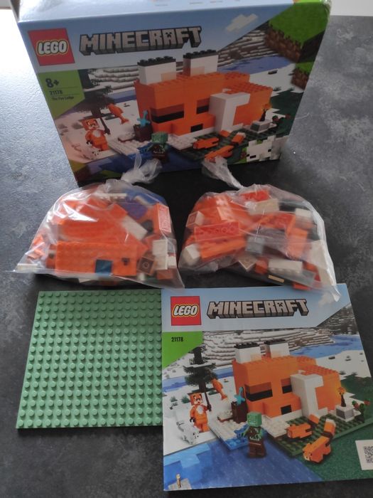 LEGO Minecraft 21178 Siedlisko lisów