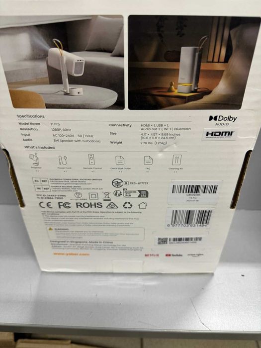 Проектор Yaber T1 Pro Новий!